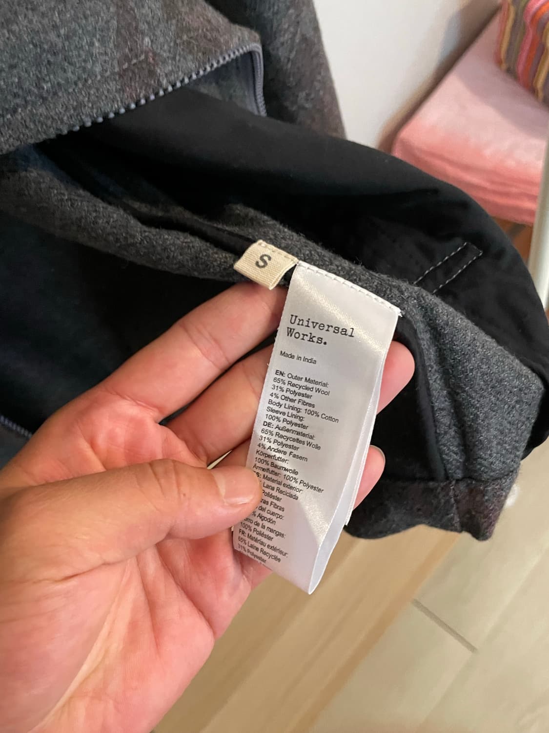 UNIVERSAL WORKS WINDCHEATER / Mid Grey 상품이미지8
