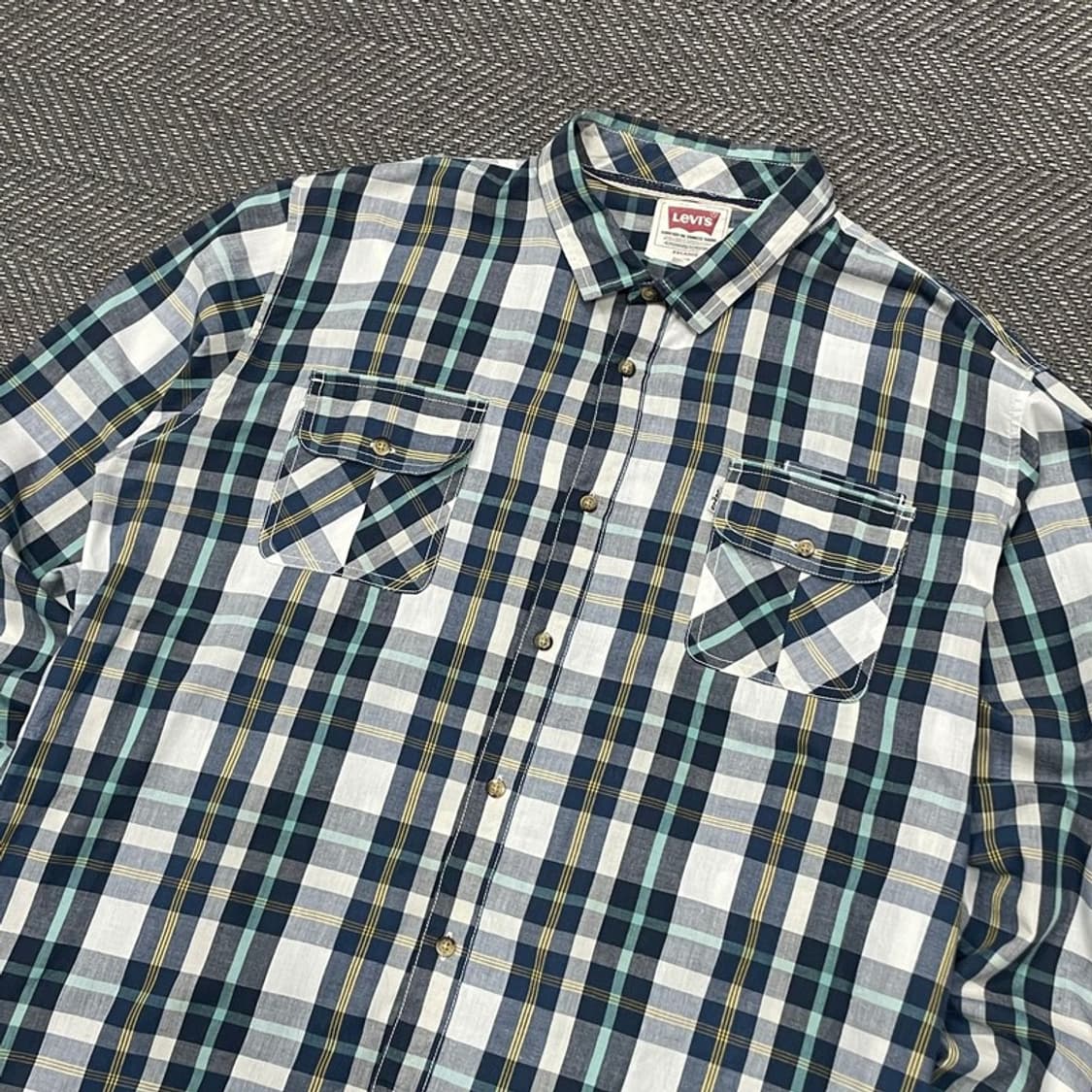 리바이스 투포켓 체크 셔츠 v0335 상품이미지3