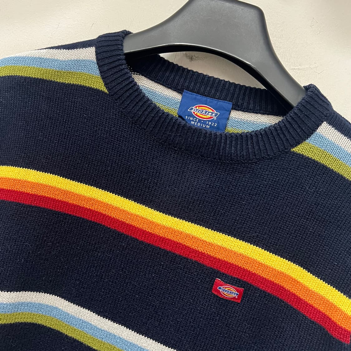 디키즈 스트라이프 크루넥 니트 M 상품이미지3