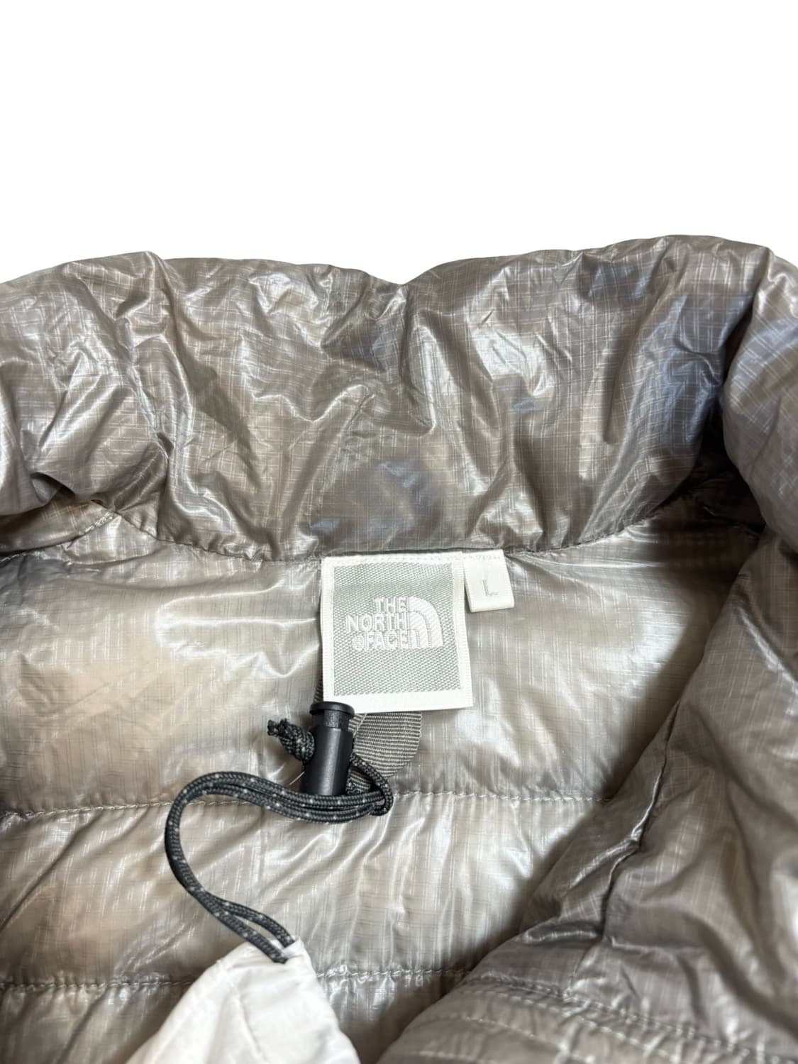 노스페이스 라이트 다운 자켓 실버 상품이미지5