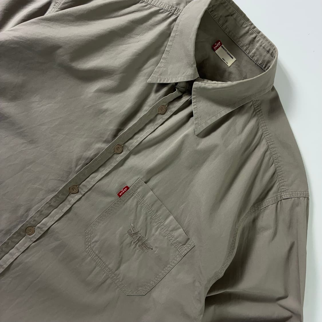 Levi's  리바이스 레드탭 자수 웨스턴 베이지 셔츠  상품이미지2