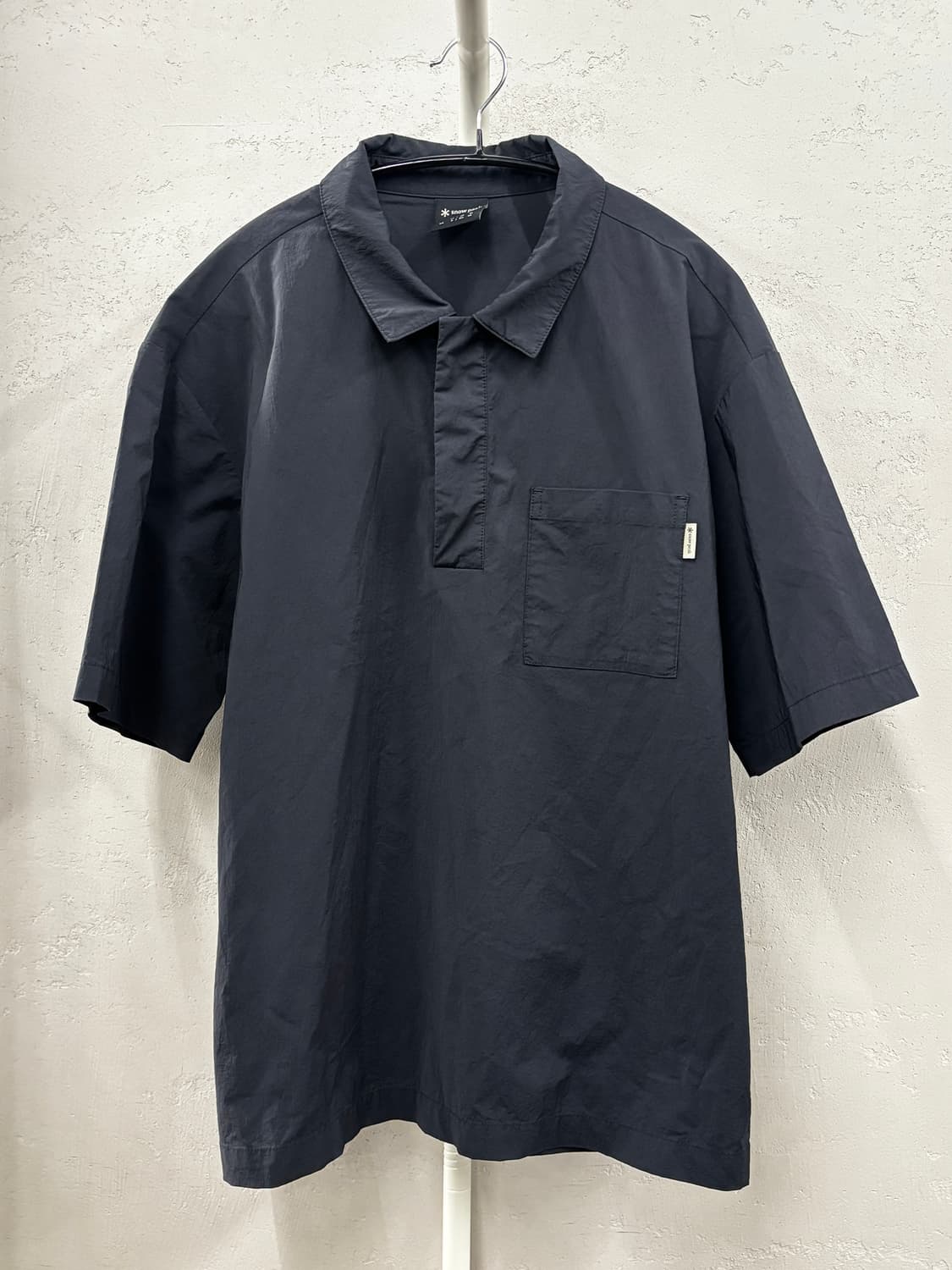 스노우피크 하프 슬리브 아노락 셔츠 다크 차콜 M 상품이미지2