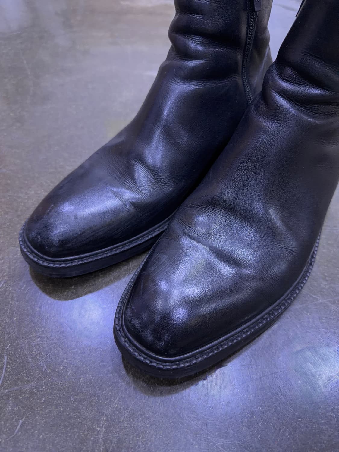 mmrb 메모러블 사이드 지퍼 부츠 블랙 255 상품이미지3