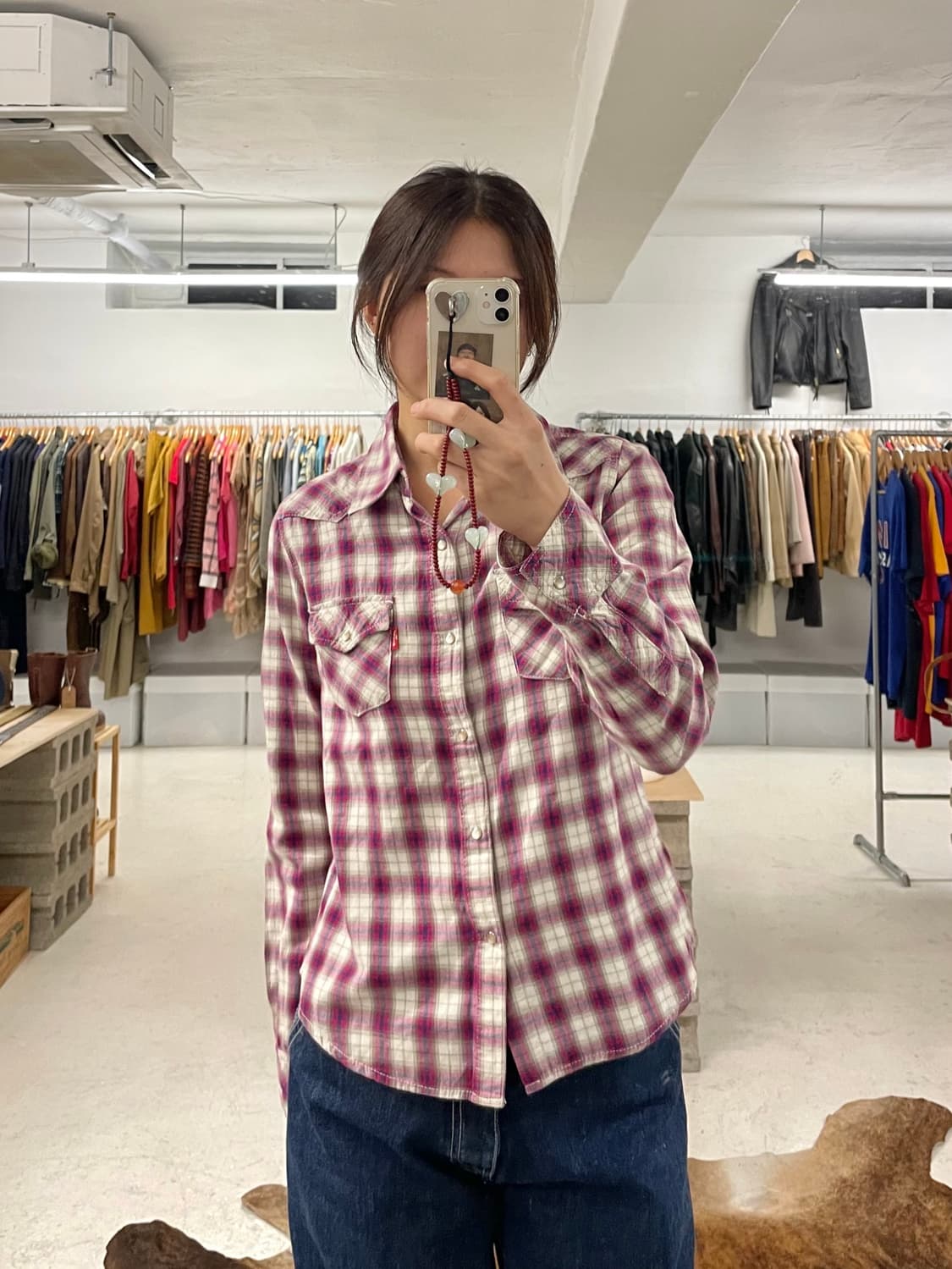 00's LEVI'S ombre western shirts 리바이스 셔츠 상품이미지1