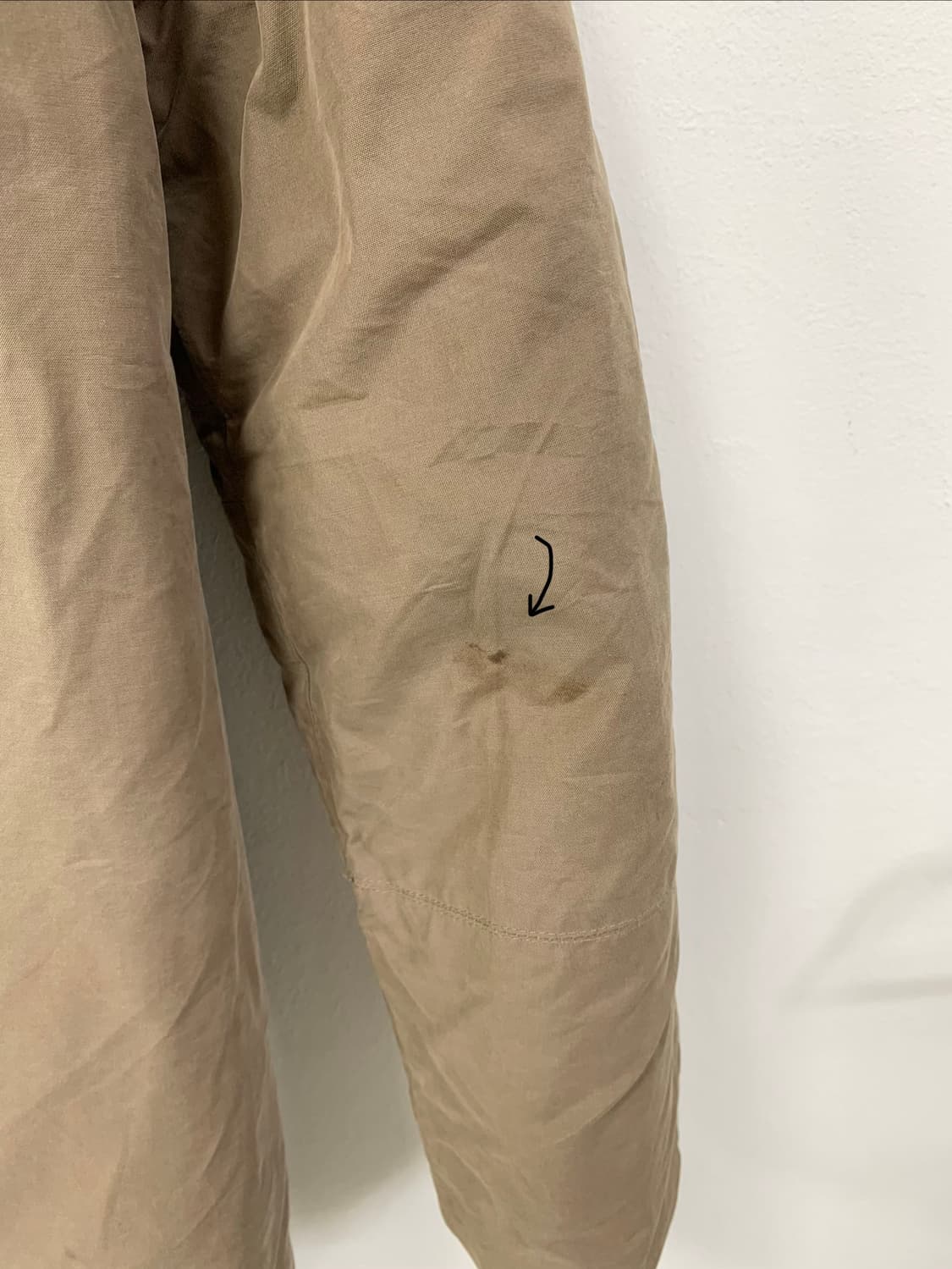 [XNTRIK] y2k 울프죠 베이지 야상 자켓 상품이미지10