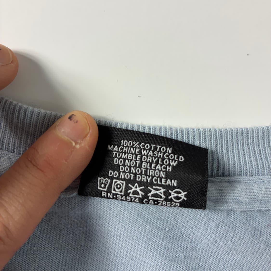 Stussy  스투시 인더 클라우드 라이트블루 롱슬리브 티셔츠  상품이미지8