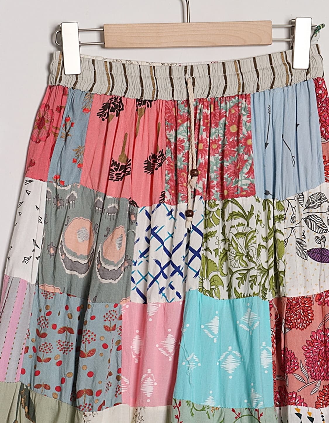JAGANNATH PatchWork Rayon Skirt (26~27) 상품이미지2