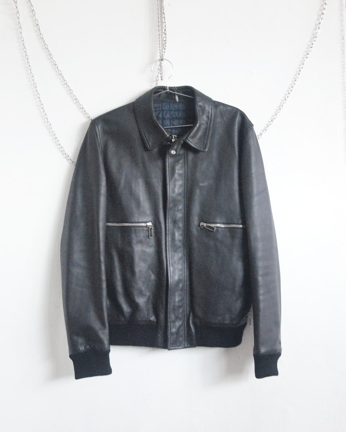 [54] 디올 옴므 aw09 런웨이 램스킨 레더자켓 상품이미지5