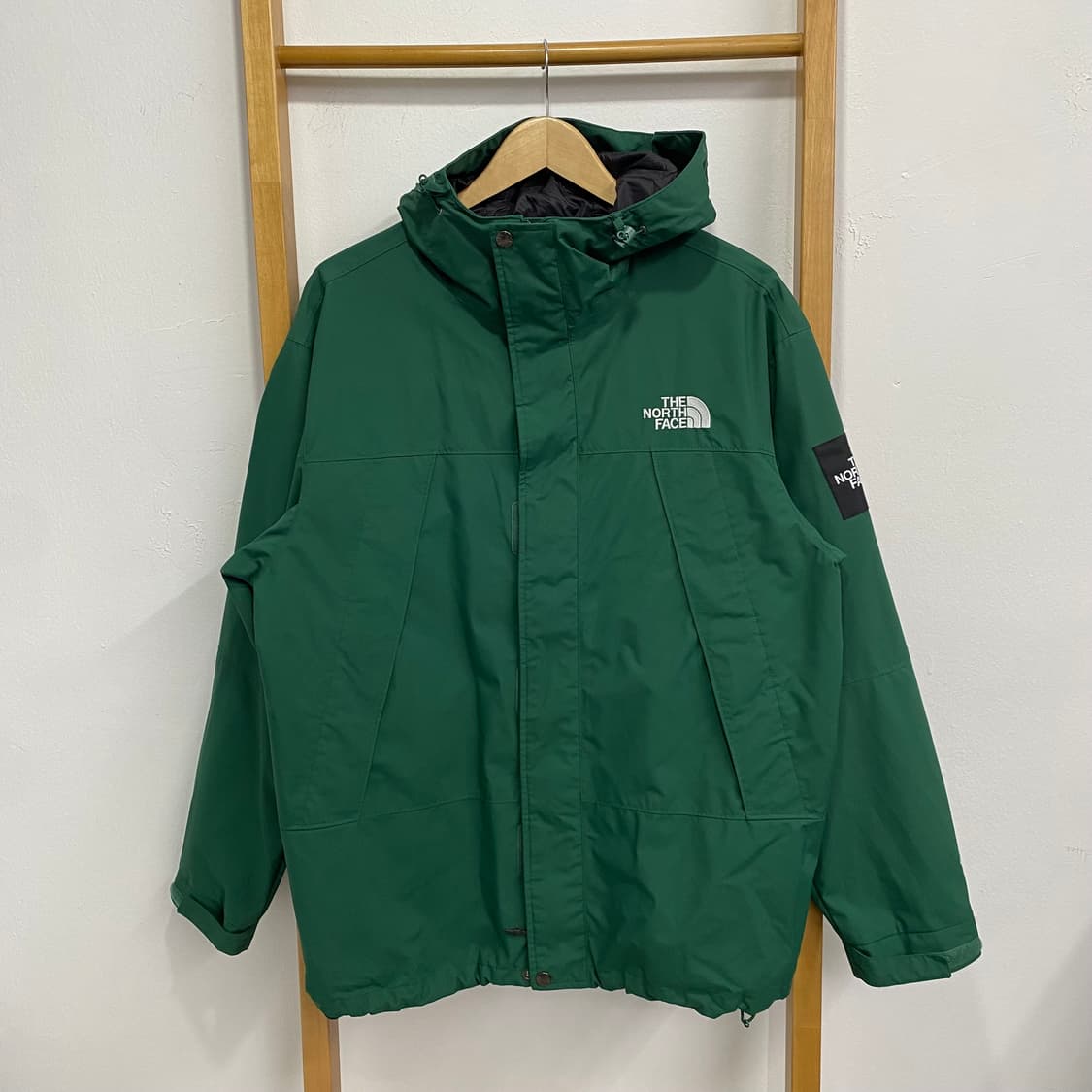 XL 노스페이스 그린 박스로고 자켓 상품이미지1