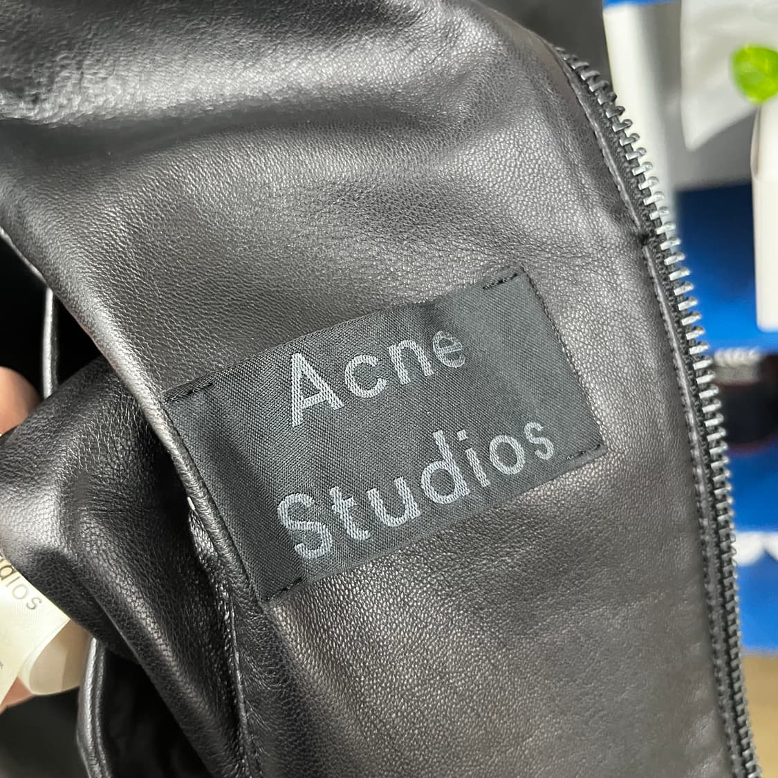 아크네 스튜디오 램스킨 레더자켓 50 상품이미지5