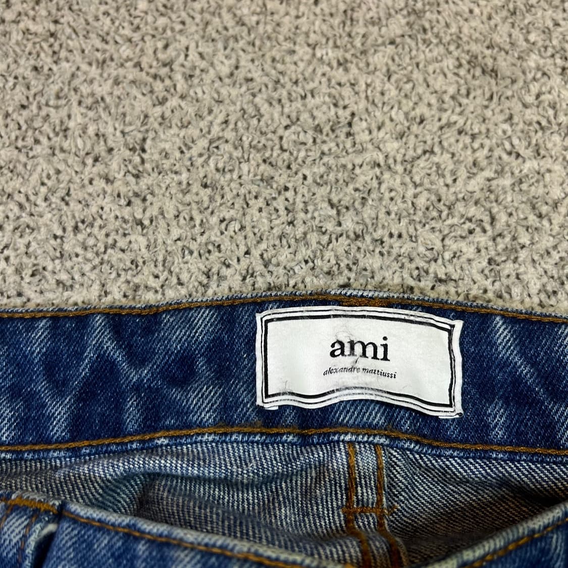 ami 아미 데님 와이드 팬츠 상품이미지4