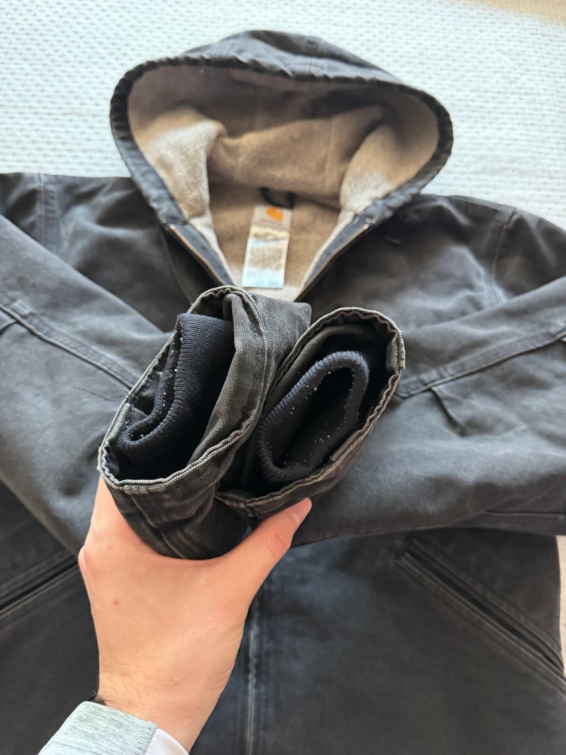 [S]칼하트 j141 샌드스톤 덕 액티브 자켓 상품이미지2