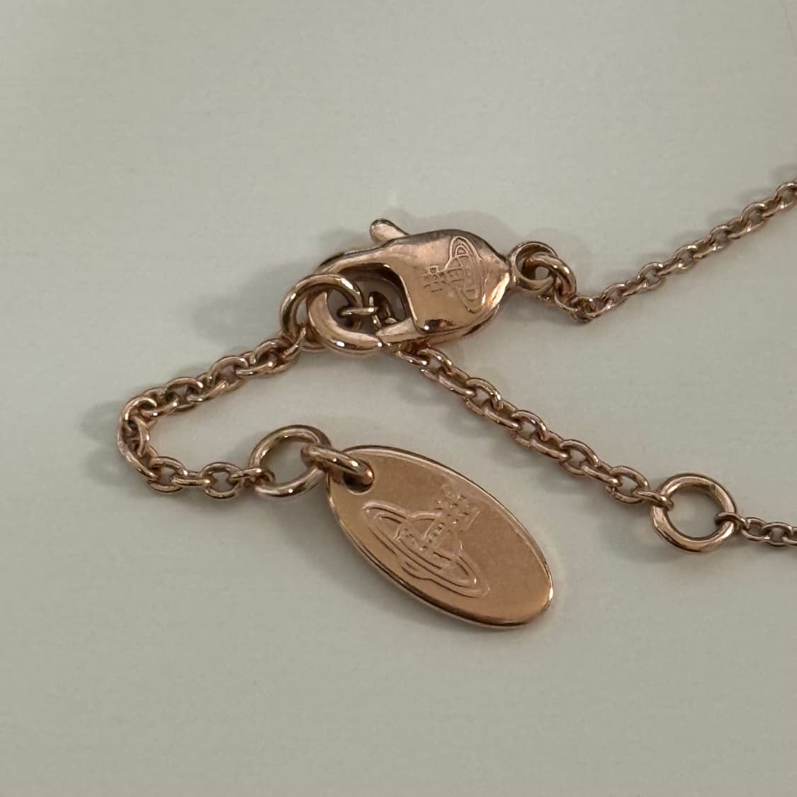 비비안웨스트우드 페트라 목걸이 핑크 골드 상품이미지4