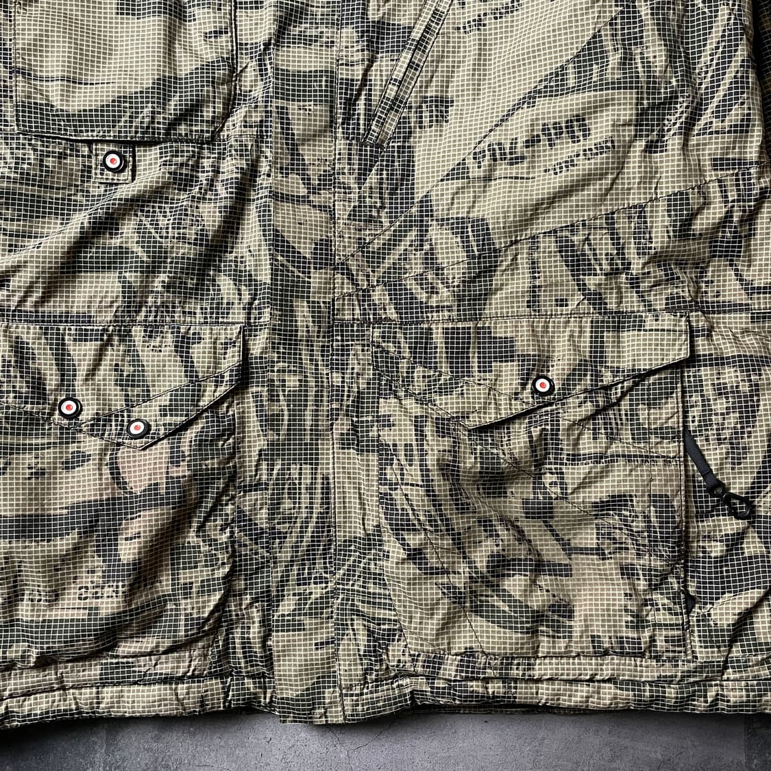 COLUMBIA 컬럼비아 빈티지 밀리터리 집업 후드자켓 A00437 상품이미지4