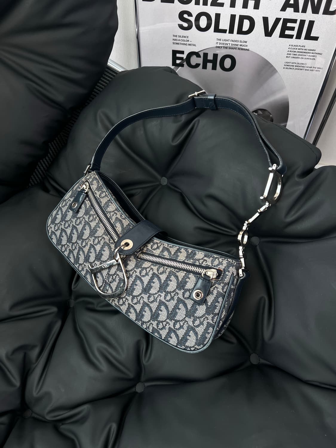 디올 오블리크 D참 바게트백 상품이미지2