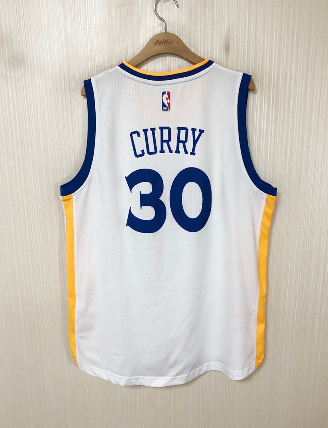 NBA 아디다스 골든스테이트워리어스 스윙맨유니폼 L #30 커리 상품이미지8