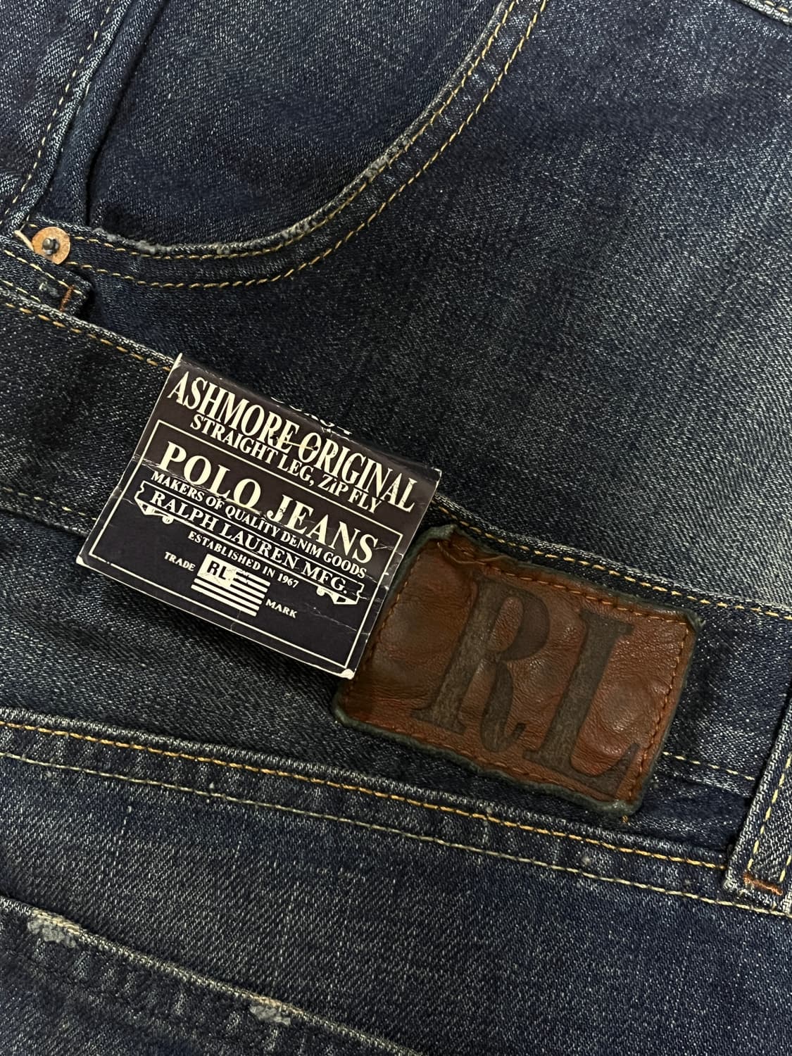 polo ralph lauren ashmore denim 36*34 상품이미지4