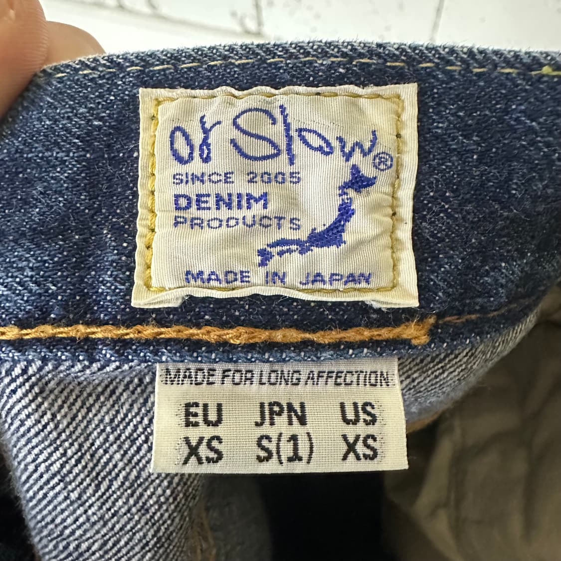 S 오어슬로우 105 데님 상품이미지5