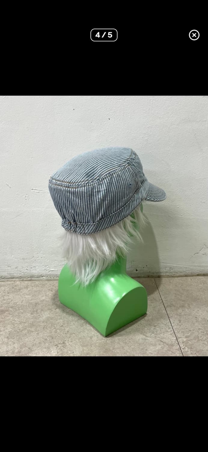 빈티지 스트라이프 밴딩캡 상품이미지3