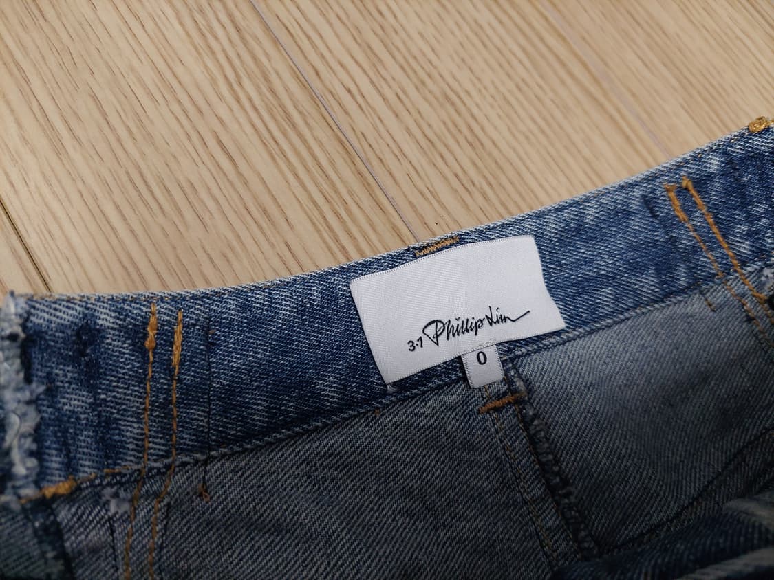 필립 림 하이라이즈 지퍼 디테일 스트레이트진 상품이미지5