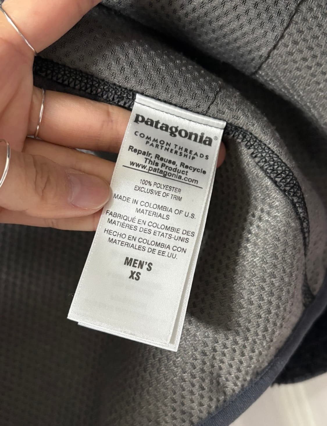 파타고니아 레트로x 플리스 자켓 블랙 (xs사이즈) 상품이미지6