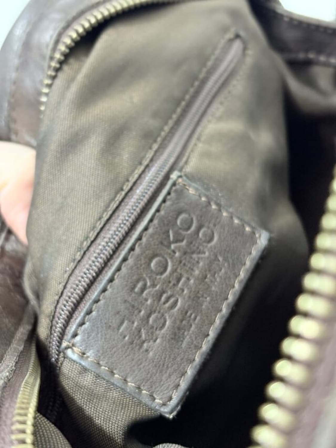 HIROKO KOSHINO Leather Buckle Shoulder B 상품이미지10