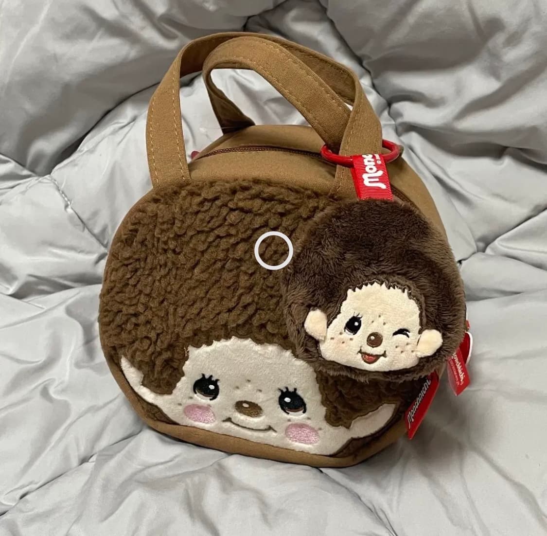 몬치치 스웨이드 얼굴 페이스 가방 상품이미지8