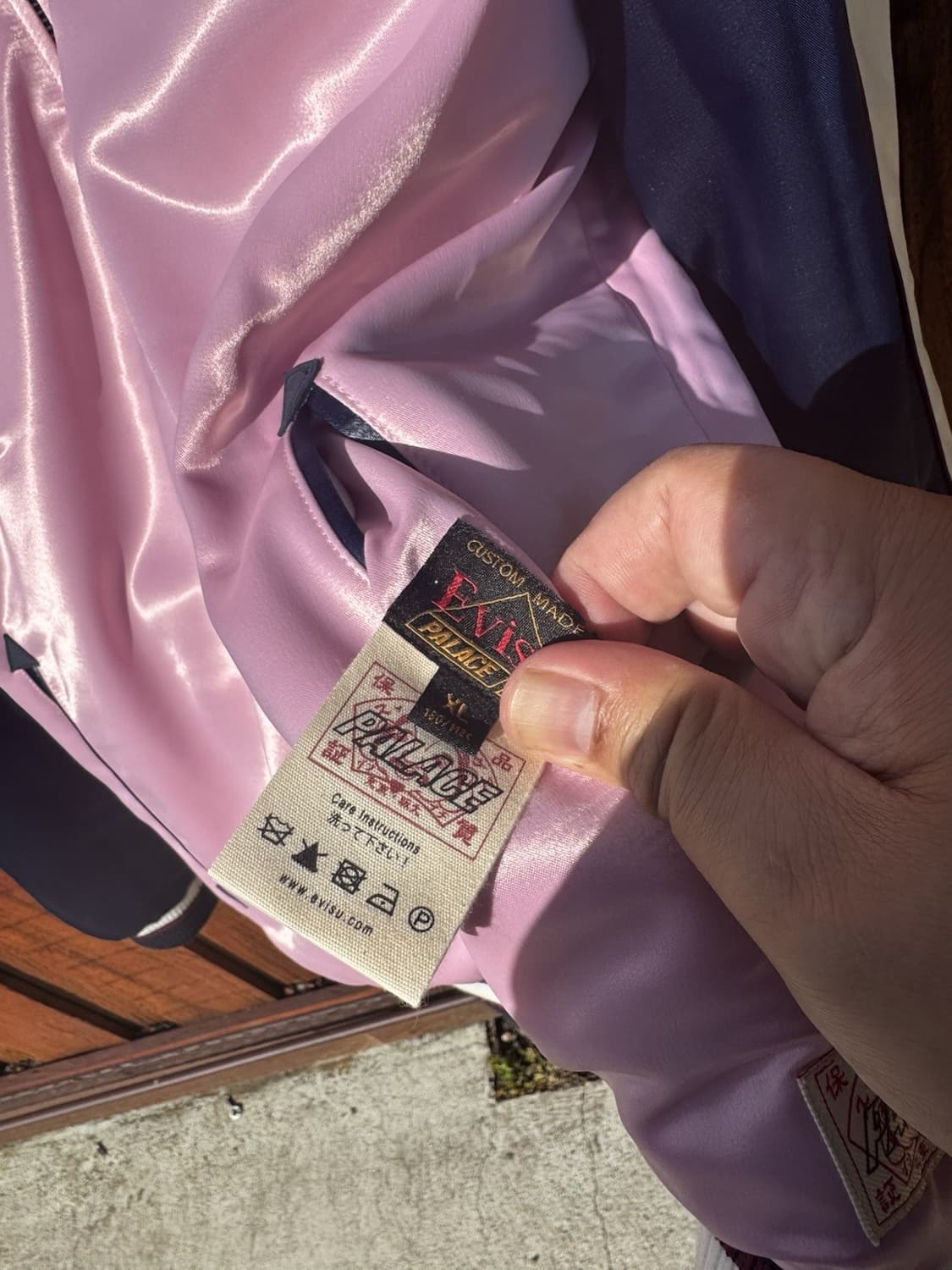 팔라스 x 에비수 리버시블 스카잔 자켓 블루 상품이미지7