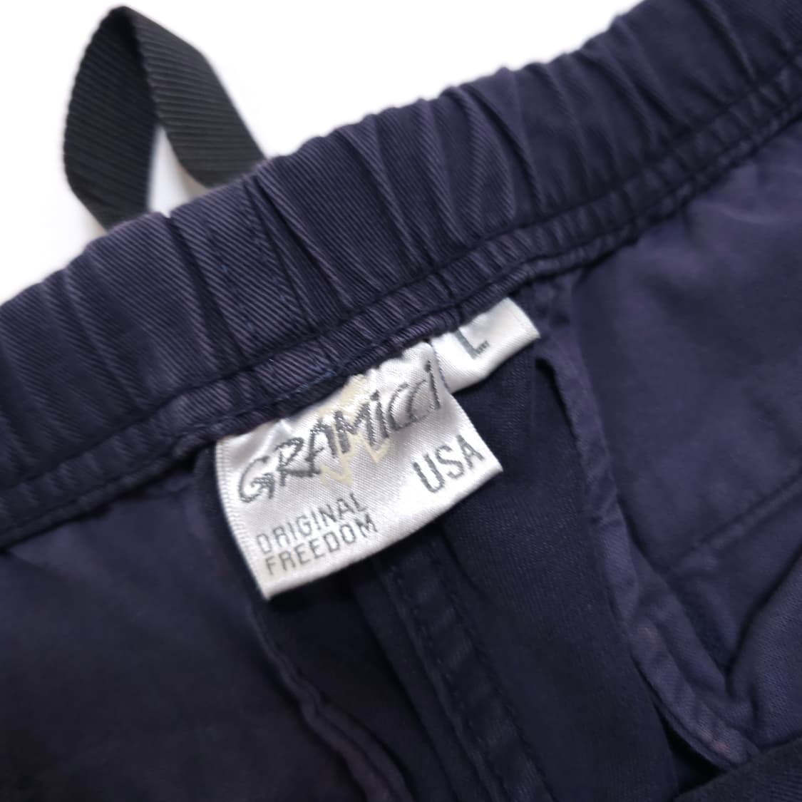 그라미치 벨티드 팬츠 네이비 상품이미지3