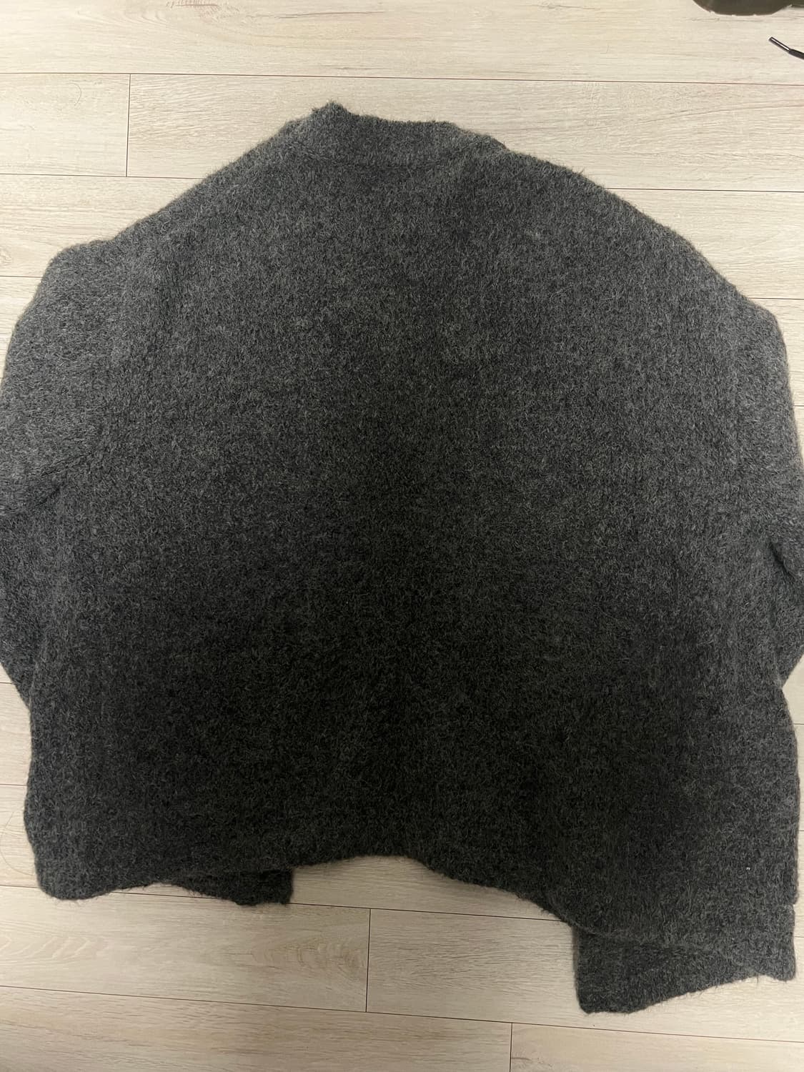 쿠어 헤어리 알파카 가디건 L사이즈 상품이미지3