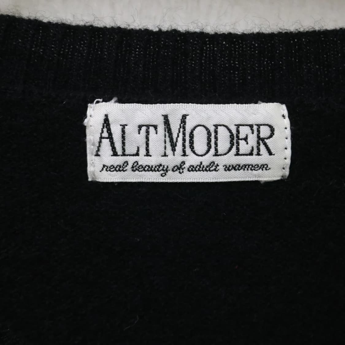 ALT MODER 아가일 캐시미어 니트 가디건 62228 상품이미지6