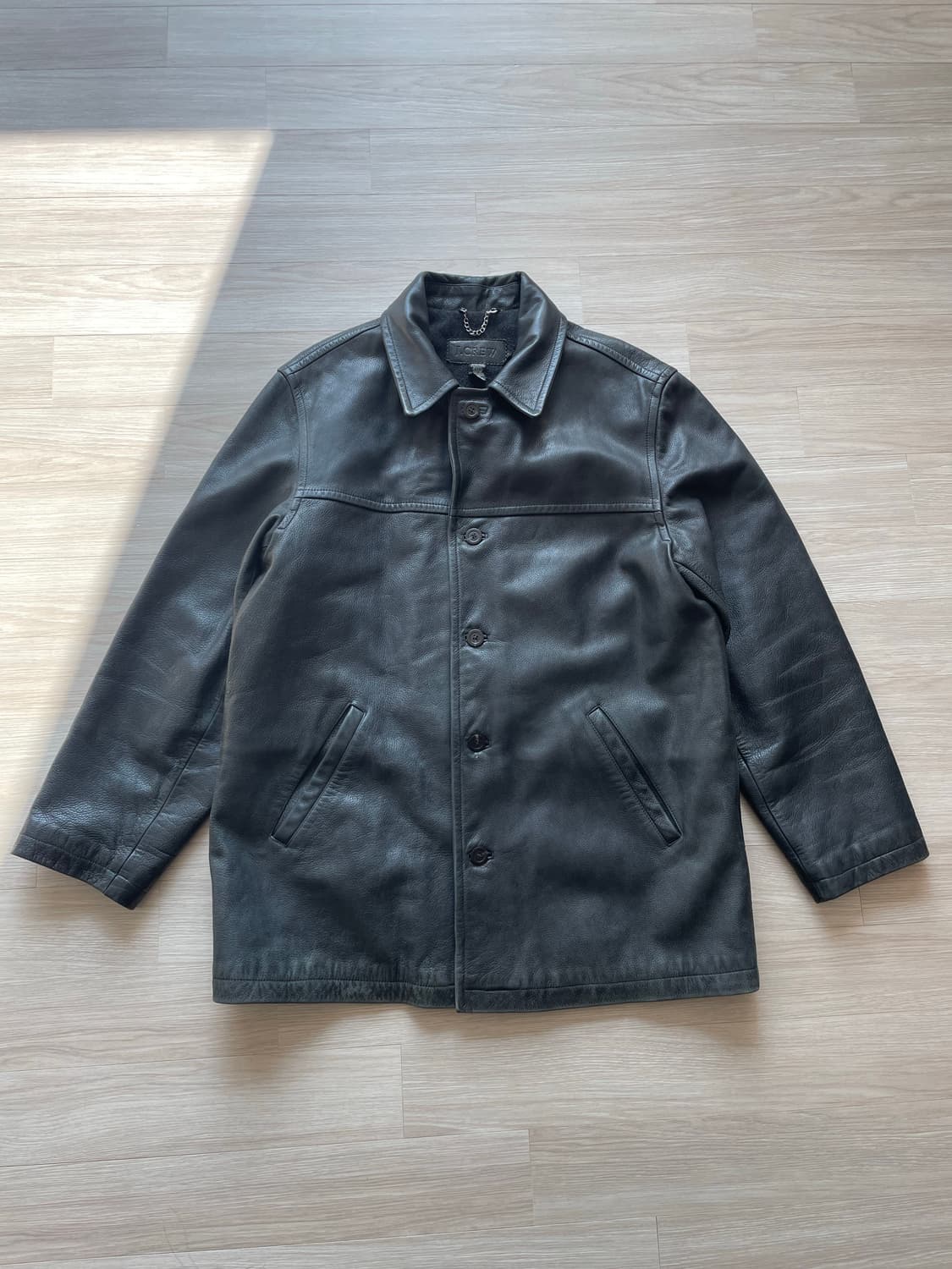 빈티지 제이크루 레더 카코트 상품이미지1