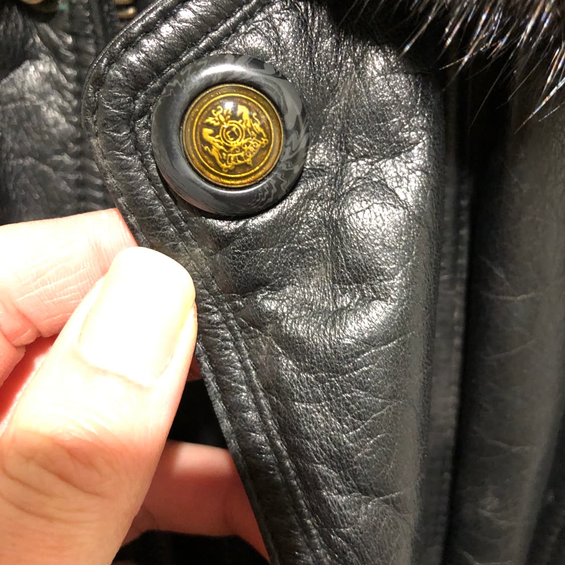 퍼 카라 A2 가죽자켓 상품이미지5