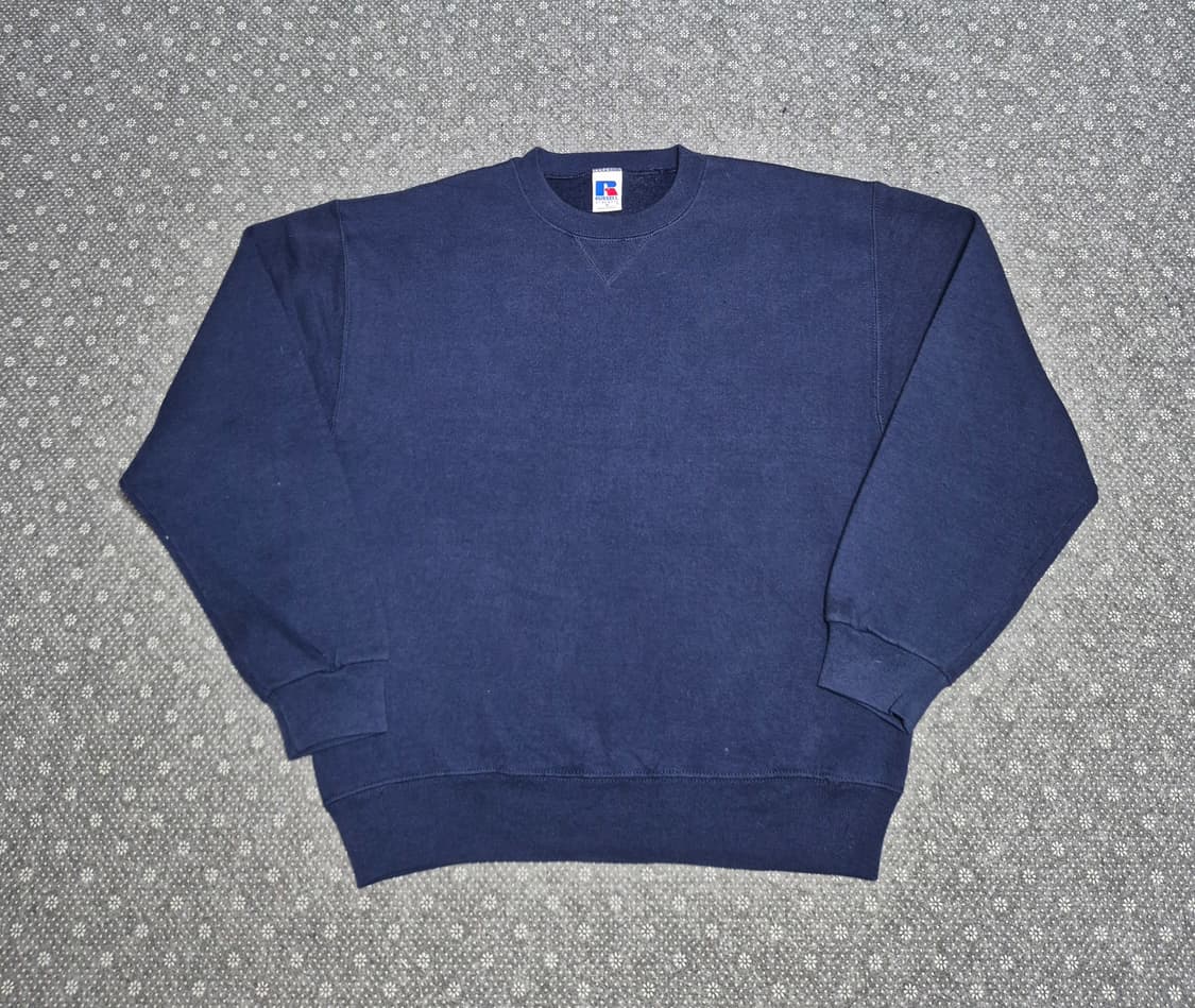 [M]90s MEXICO Made 러셀 네이비 스웻  -333 상품이미지1