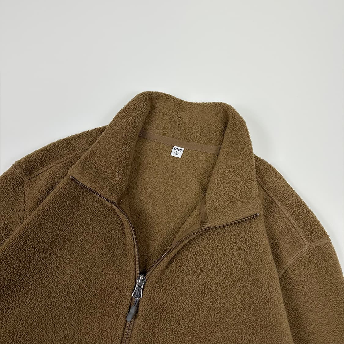 유니클로 브라운 플리스 자켓 상품이미지3