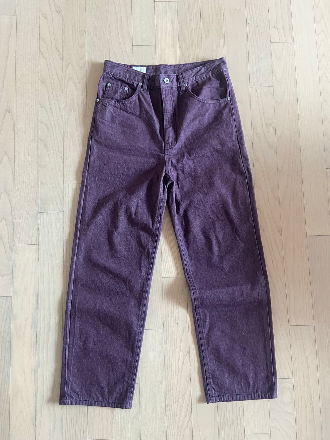 HOMLY 5p denim pants (plum) 1 사이즈 상품이미지1