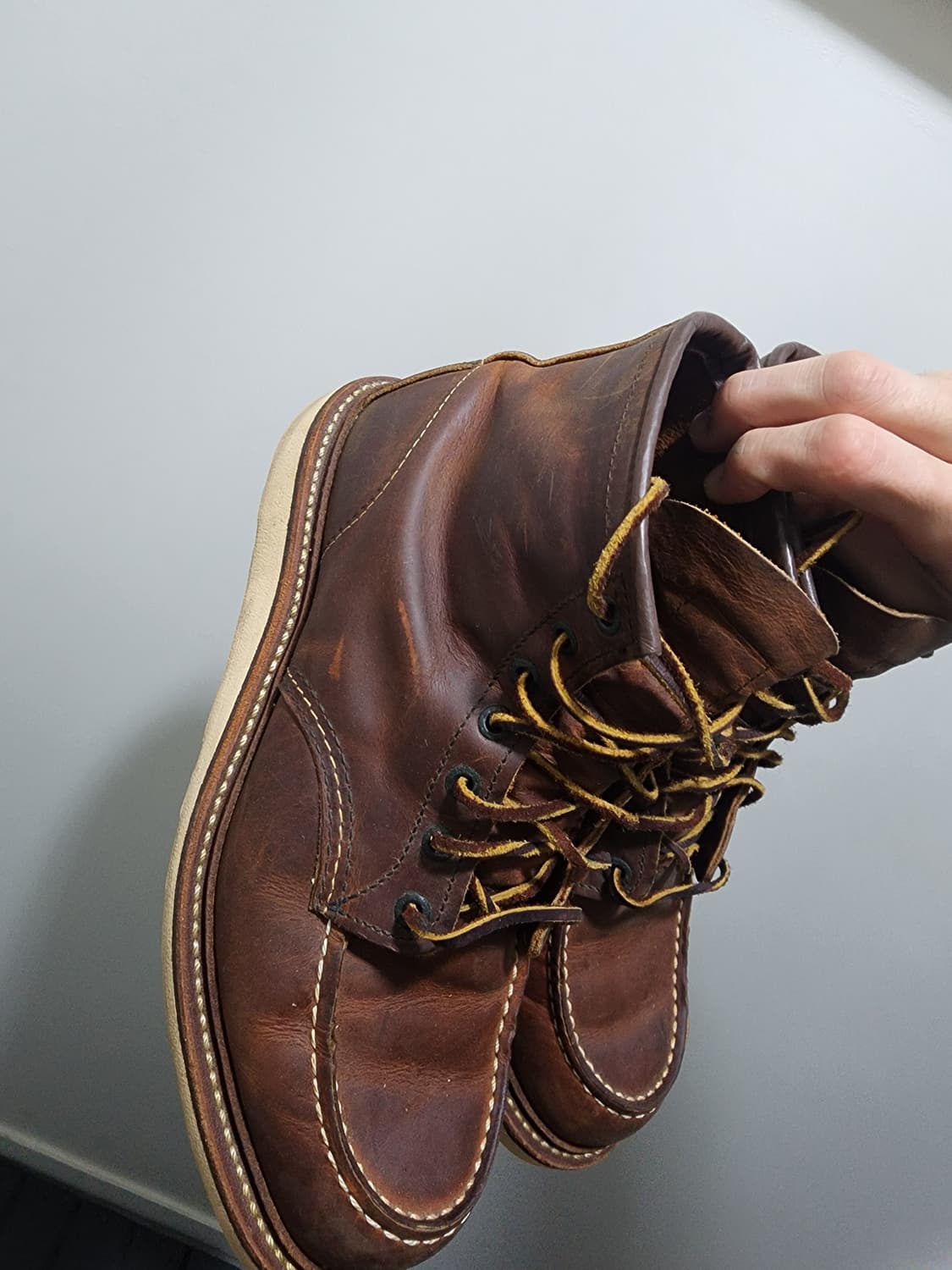 [US9.5D]레드윙 1907 브라운 레더 워커 부츠 eu42.5 상품이미지3