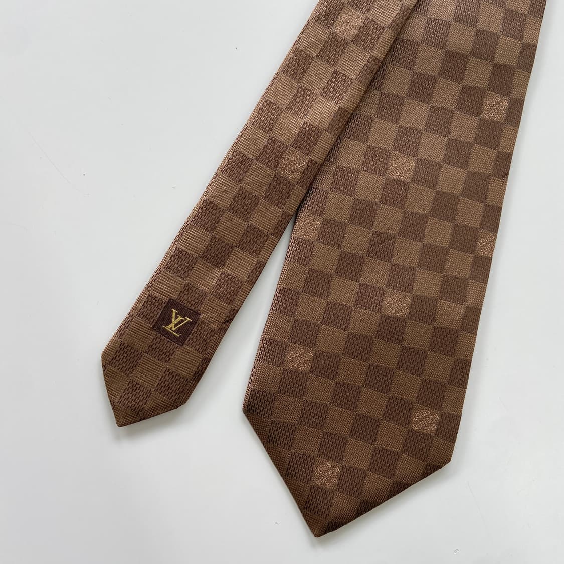 루이비통 (LOUIS VUITTON)다미에 명품 정품 넥타이 상품이미지3