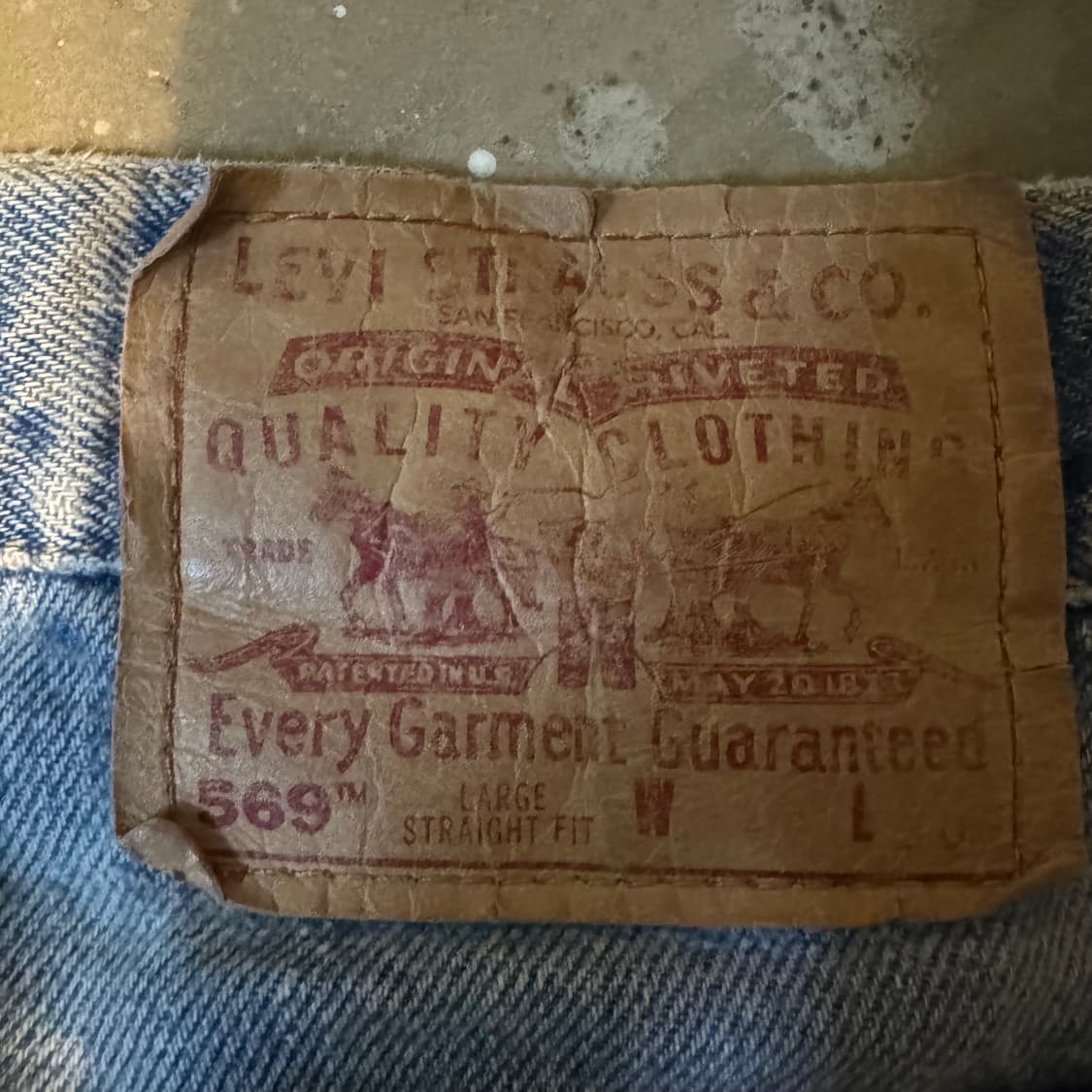 90s levi’s 569 42x30 (made in usa) 상품이미지5