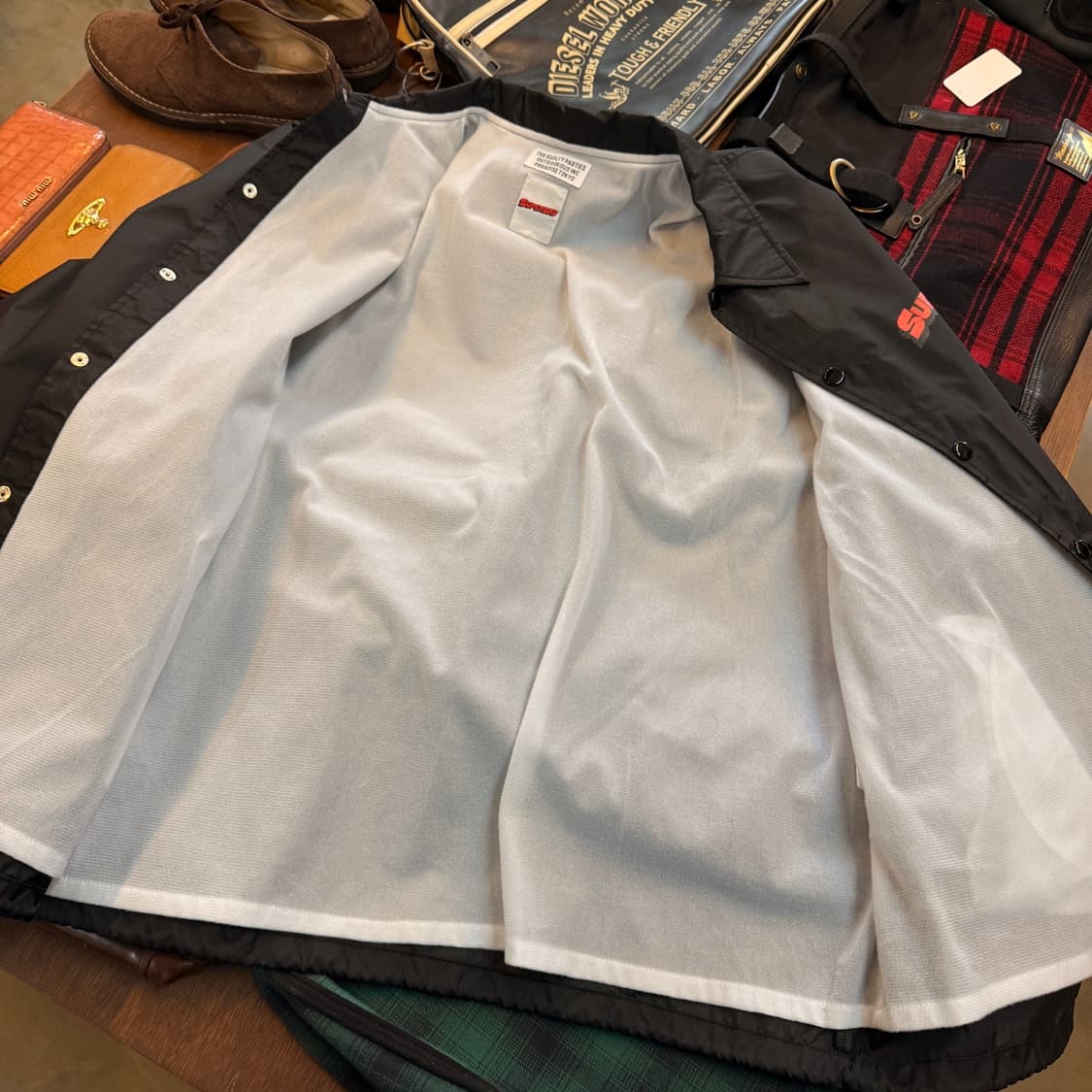 22시즌 와코마리아 슈퍼배드 코치자켓 XL 상품이미지7