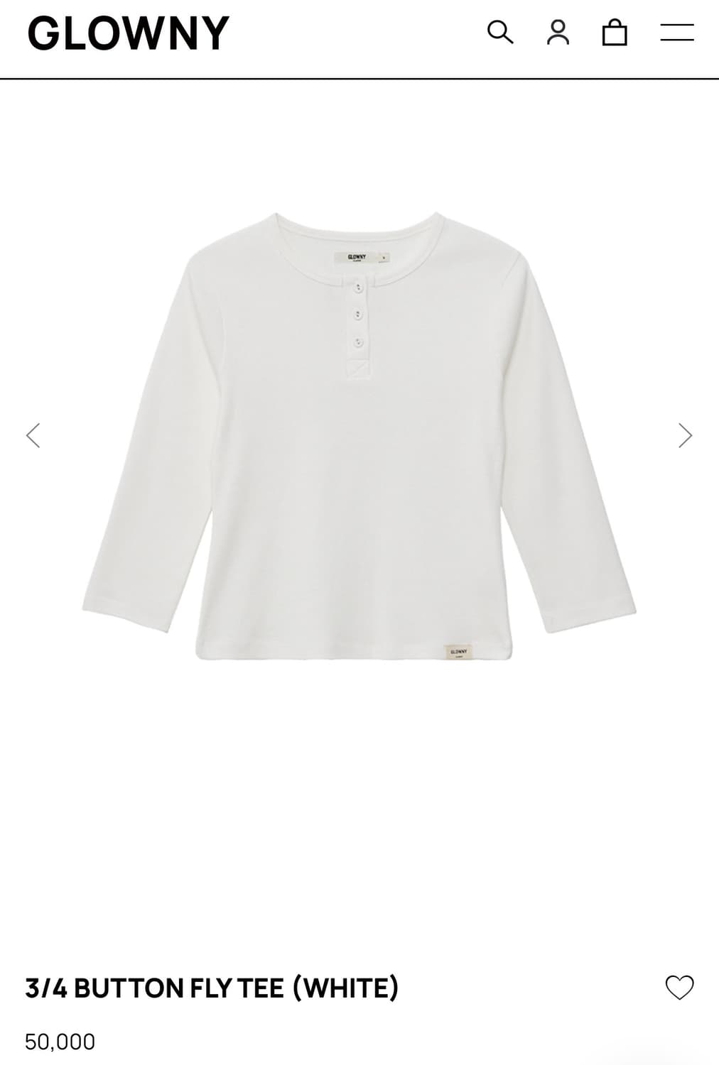 글로니 긴팔 티셔츠 상품이미지1