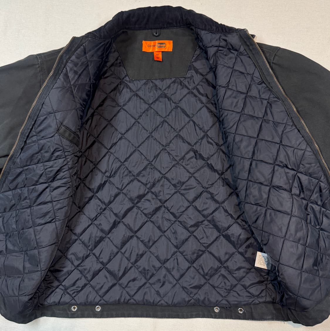 XL) Corner Stone USA 워크웨어 디트로이트 자켓 블랙 상품이미지5