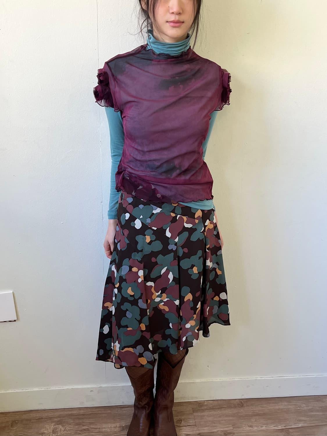 Calabaza 시스루 탑 상품이미지6