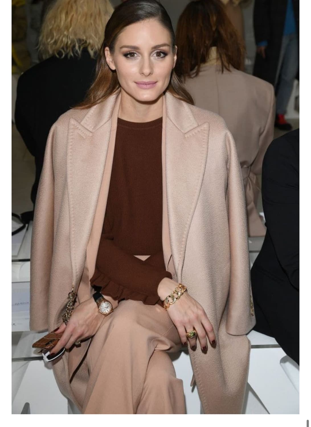 라브로 스타일 캐시미어 100% 롱코트 오트밀 S 상품이미지6