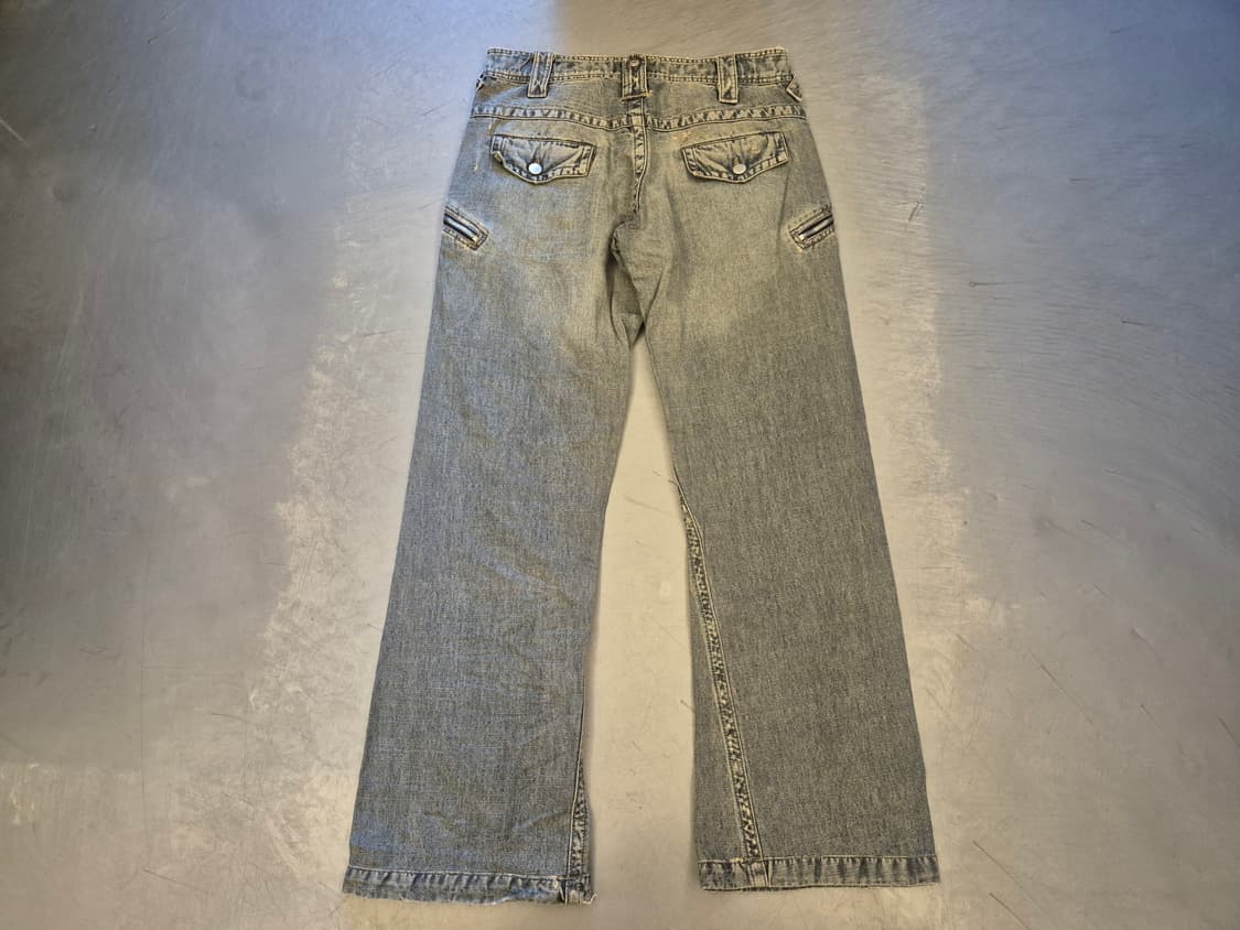 00s 엠포리오 아르마니 로우라이즈 부츠컷 팬츠 상품이미지2