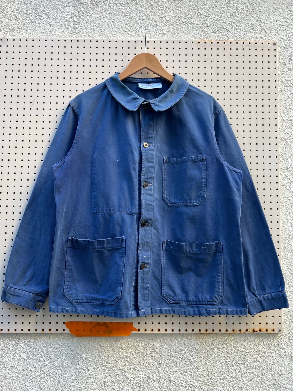 1950s HARD FADED OLD FRENCH 빈티지프렌치워크자켓 상품이미지1