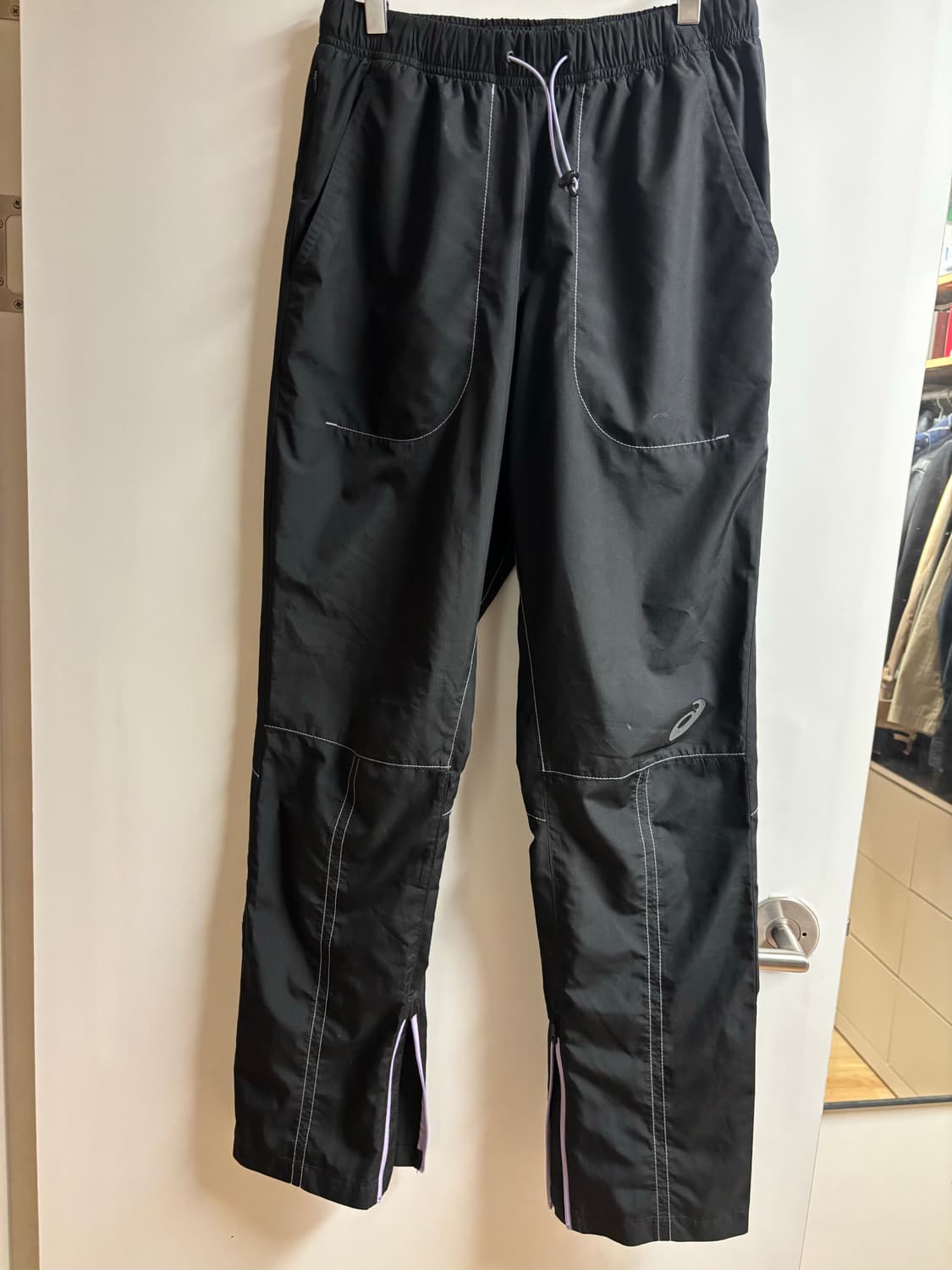 [S] 키코 코스타디노브 X 아식스 우븐팬츠 블랙 상품이미지1