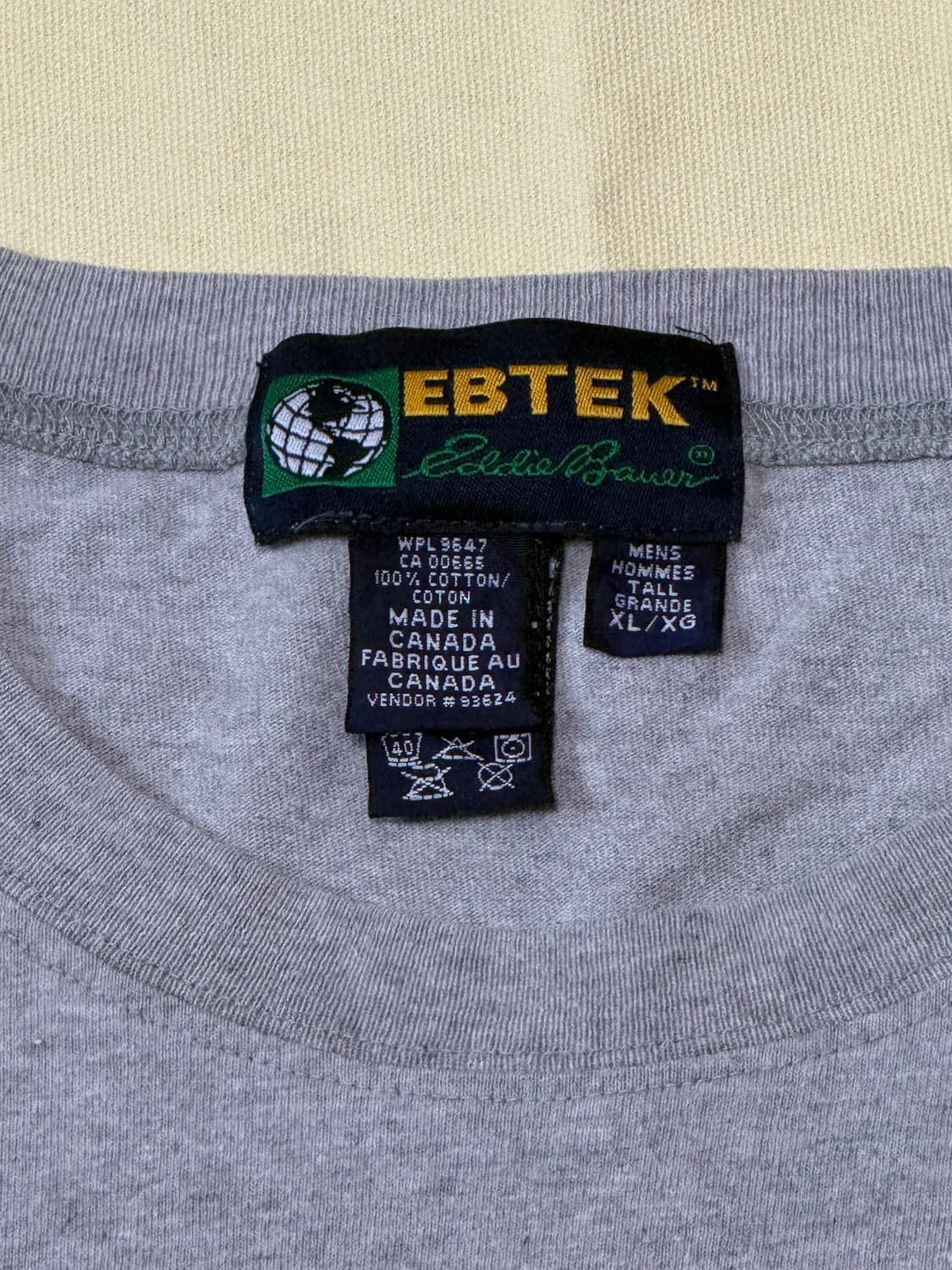 EBTEK(에디바우어) 바이킹 그래픽 티셔츠 90s 상품이미지3