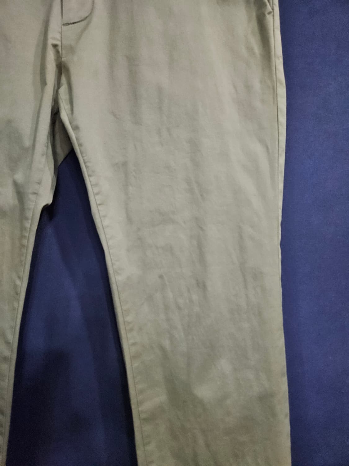 라코스테 카키 남성 슬림핏 허리 30 면바지  상품이미지5