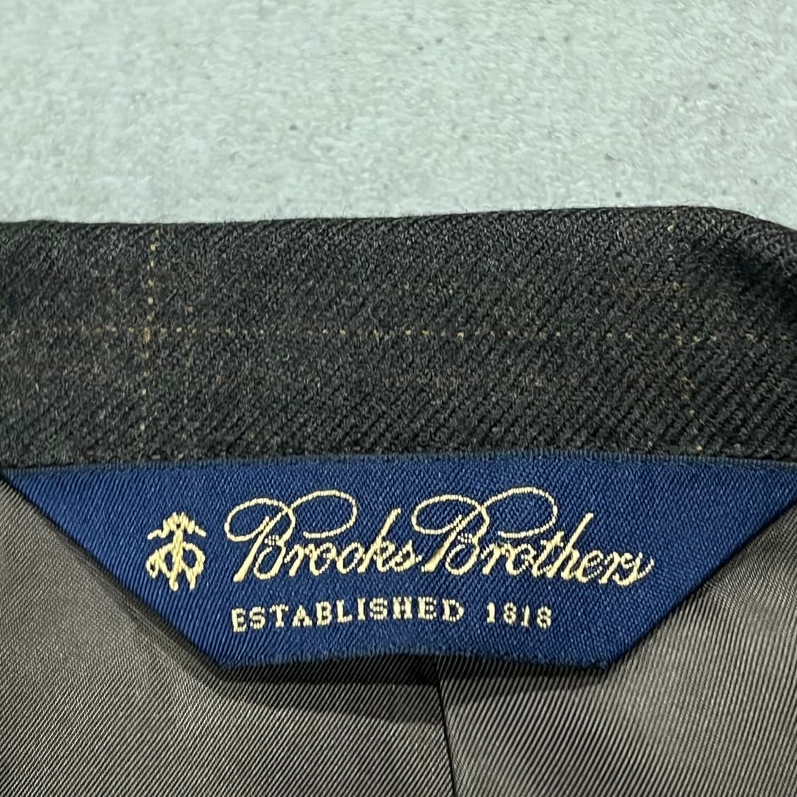 브룩스브라더스 체크 울블레이저 s09813 상품이미지7